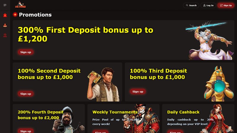 Secure Your Bonus at Mr Jones Casino in the UK Today - overview