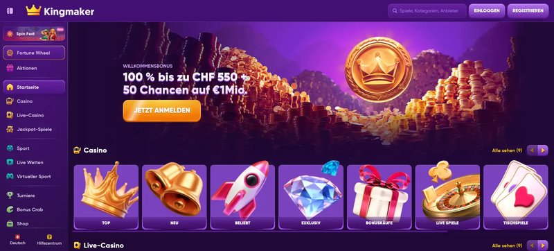 Kingmaker casino promo code - Il Kingmaker Casino: Scegli il tuo Re con i Migliori Bonus Italiani